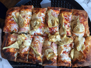 Roman artichoke pizza